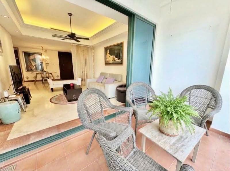 Pebble Bay, 130 Tanjong Rhu Road, East Coast / Marine Parade, 2 Bedrooms, 1,280 sqft, Condominium For Sale, by Esther Low, 500274122 - Living Room and balcony - PropertyGuru.com.sg