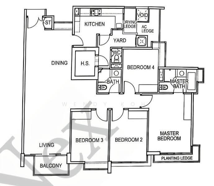 Park Green, 2 Rivervale Link, Hougang / Punggol / Sengkang, 4 Bedrooms, 1,550 sqft, Condominium For Sale, by Wendy Koh, 500274153 - PropertyGuru.com.sg