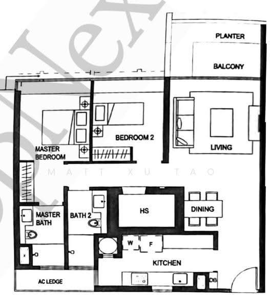 The Minton, 10D Hougang Street 11, Hougang / Punggol / Sengkang, 2 Bedrooms, 980 sqft, Condominium For Sale, by Matt Xu Tao, 500274264 - PropertyGuru.com.sg