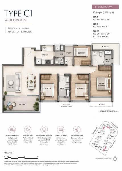 The Criterion, 7 Yishun Street 51, Sembawang / Yishun, 4 Bedrooms, 1,119 sqft, Condominium For Sale, by Keegan Chong, 500274288 - PropertyGuru.com.sg