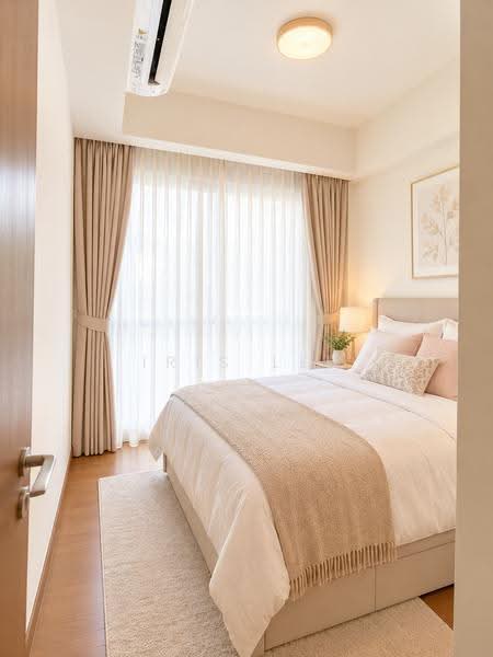 Hillock Green, 22-28 Lentor Central, Mandai / Upper Thomson, 2 Bedrooms, 710 sqft, Condominium For Rent, by Iris Lee, 500274422 - Bedroom 2 - Artist impression - PropertyGuru.com.sg