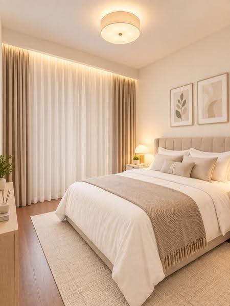Hillock Green, 22-28 Lentor Central, Mandai / Upper Thomson, 2 Bedrooms, 710 sqft, Condominium For Rent, by Iris Lee, 500274422 - Master Bedroom- Artist Impression - PropertyGuru.com.sg