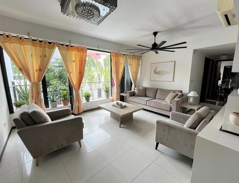 Waterbay, 45B Edgefield Plains, Hougang / Punggol / Sengkang, 3 Bedrooms, 1,130 sqft, Condominium For Sale, by Jayson Yap, 500274429 - Living Room (AI impression) - PropertyGuru.com.sg