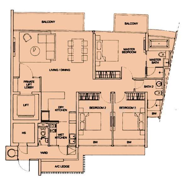 AALTO, 191 Meyer Road, East Coast / Marine Parade, 3 Bedrooms, 1,442 sqft, Condominium For Sale, by Brandon Zheng 郑祺宝, 500274455 - PropertyGuru.com.sg