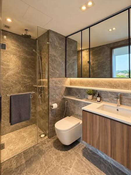 Lentor Modern, 5 Lentor Central, Mandai / Upper Thomson, 2 Bedrooms, 732 sqft, Condominium For Rent, by Dayna Ong, 500274479 - Bathroom - PropertyGuru.com.sg