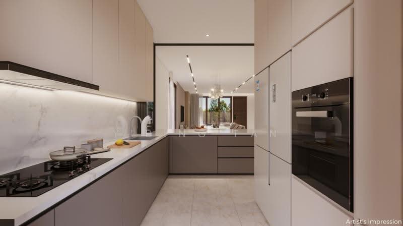 Rare Brand New Corner Terrace 999 years in District 19, Rosyth Road, Glasgow Road, Jansen Road, Perry Road, Hougang / Punggol / Sengkang, 5 Bedrooms, 5,536 sqft, Corner Terrace For Sale, by Yibing Tan, 500274497 - Kitchen - PropertyGuru.com.sg