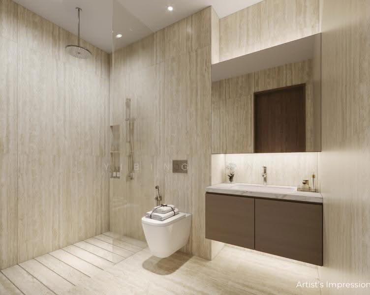 Rare Brand New Corner Terrace 999 years in District 19, Rosyth Road, Glasgow Road, Jansen Road, Perry Road, Hougang / Punggol / Sengkang, 5 Bedrooms, 5,536 sqft, Corner Terrace For Sale, by Yibing Tan, 500274497 - Bathroom - PropertyGuru.com.sg