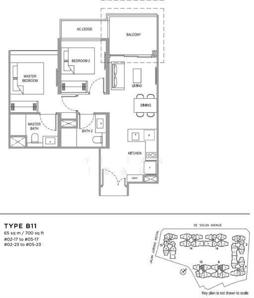 Verdale, 10 De Souza Avenue, Clementi Park / Upper Bukit Timah, 2 Bedrooms, 700 sqft, Condominium For Sale, by YT Tan (陈永达), 500274503 - PropertyGuru.com.sg