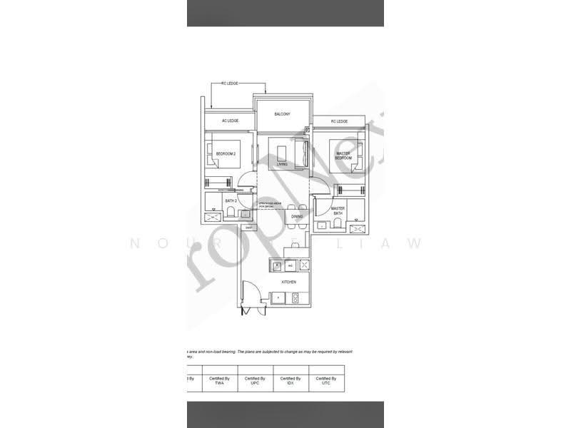 Pinetree Hill, 30 Pine Grove, Clementi Park / Upper Bukit Timah, 2 Bedrooms, 764 sqft, Condominium For Rent, by Nourene Liaw, 500274523 - Balcony - PropertyGuru.com.sg