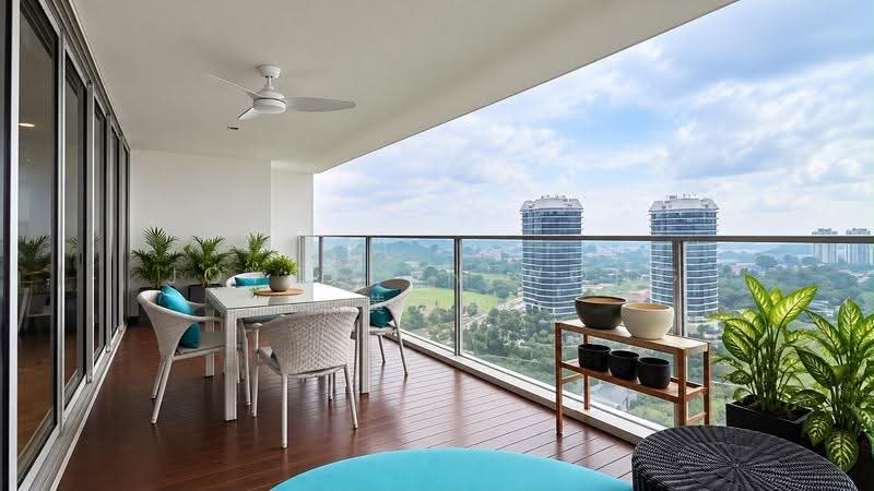 Sky @ Eleven, 7 Thomson Lane, Newton / Novena, 4 Bedrooms, 2,713 sqft, Condominium For Sale, by Joycelyn Wong 黄琪棋, 500274531 - Balcony - PropertyGuru.com.sg