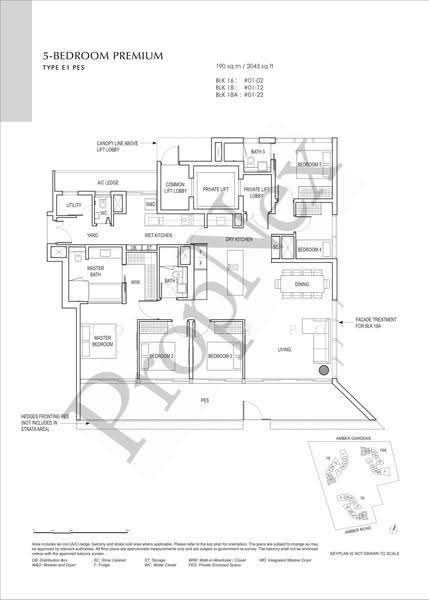 Amber Park, 14 Amber Gardens, East Coast / Marine Parade, 5 Bedrooms, 2,045 sqft, Condominium For Sale, by Joresar Po, 500274545 - PropertyGuru.com.sg