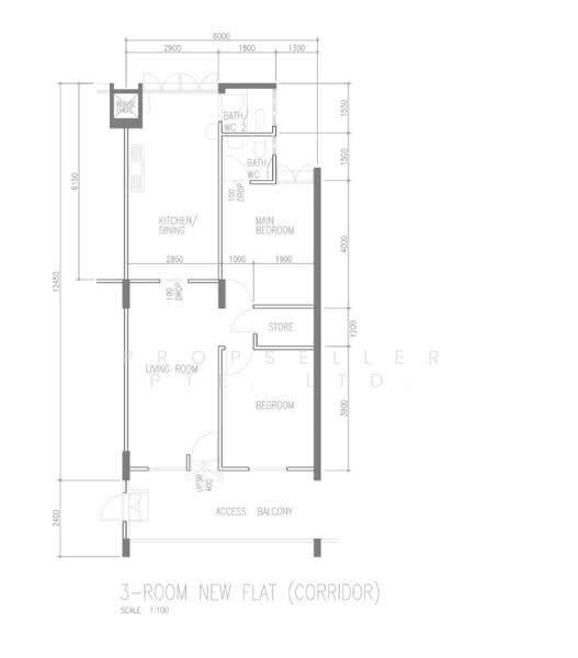 742 Yishun Avenue 5, 742 Yishun Avenue 5, Sembawang / Yishun, 2 Bedrooms, 721 sqft, HDB Flat For Sale, by ADNIX LIU, 500274568 - PropertyGuru.com.sg