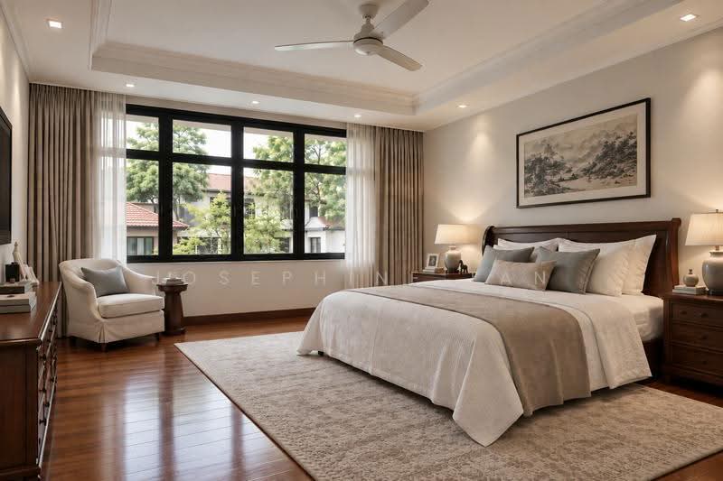 Under $2,800 PSF! HILLTOP VIEW ELEVATED <1KM NYPS, NAMLY, Tanglin / Holland / Bukit Timah, 4 Bedrooms, 3,100 sqft, Semi-Detached House For Sale, by Josephine Tan, 500274570 - Bedroom - PropertyGuru.com.sg