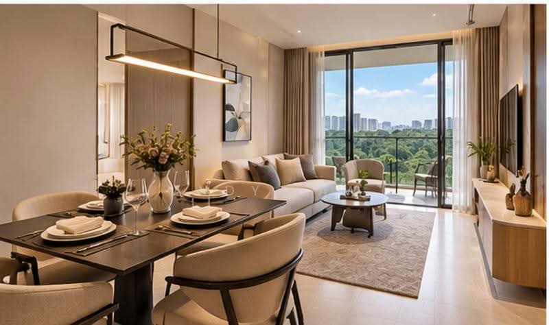 Thomson Reserve, Bright Hill Drive, Ang Mo Kio / Bishan / Thomson, 2 Bedrooms, 592 sqft, Condominium For Sale, by Andy Law, 500274673 - Living Room - PropertyGuru.com.sg