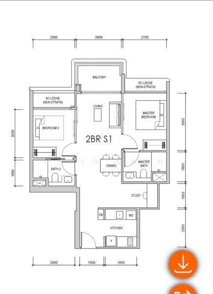 Lentor Gardens Residences, 68 Lentor Gardens, Mandai / Upper Thomson, 2 Bedrooms, 732 sqft, Apartment For Sale, by Helen Chan, 500274682 - PropertyGuru.com.sg