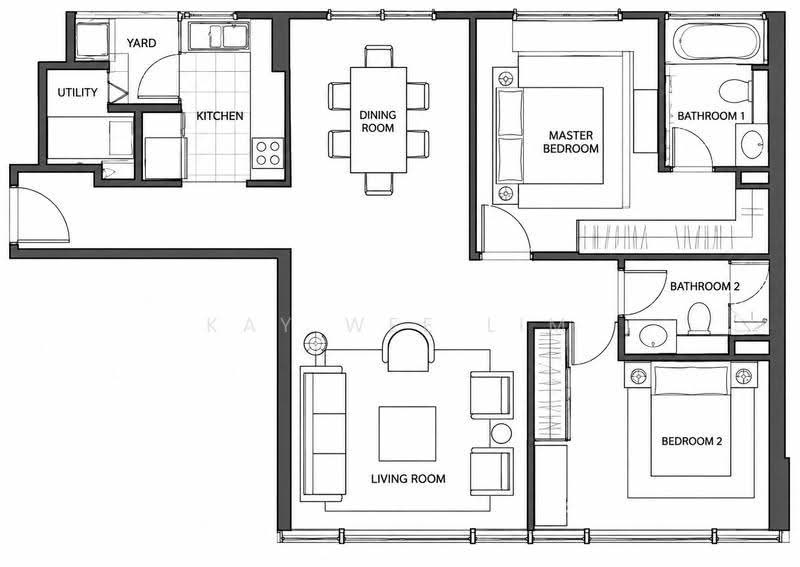 The Paterson Edge, 26 Paterson Road, Orchard / River Valley, 2 Bedrooms, 990 sqft, Apartment For Rent, by Kay Wee Lim, 500274684 - PropertyGuru.com.sg