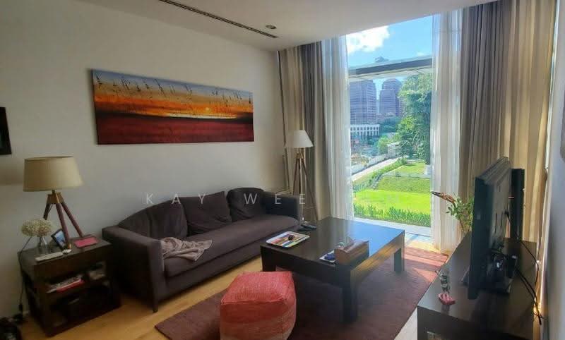The Paterson Edge, 26 Paterson Road, Orchard / River Valley, 2 Bedrooms, 990 sqft, Apartment For Rent, by Kay Wee Lim, 500274684 - Living Room - PropertyGuru.com.sg