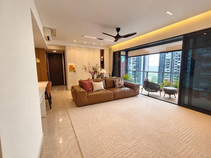 Parc Clematis, 8 Jalan Lempeng, Buona Vista / West Coast / Clementi New Town, 5 Bedrooms, 1,636 sqft, Condominium For Sale, by Vivian Zhao, 500274778 - Living Room - PropertyGuru.com.sg