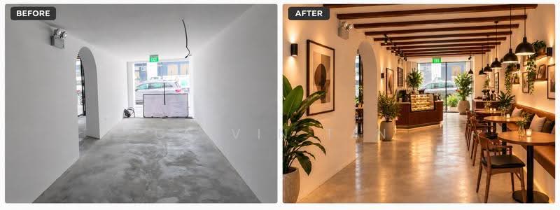 F&B SPACE FOR RENT @ DICKSON ROAD, Farrer Park / Serangoon Rd, 2,245 sqft, Food & Beverage For Rent, by Calvin Tan, 500274797 - Interior - CommercialGuru.com.sg