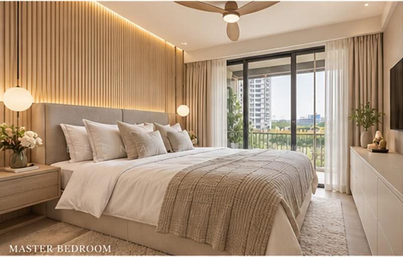 Riverfront Residences, 45 Hougang Avenue 7, Hougang / Punggol / Sengkang, 4 Bedrooms, 1,410 sqft, Condominium For Sale, by Bernard Ng 黄俊凯, 500274799 - Master Bedroom - PropertyGuru.com.sg