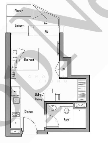 V on Shenton, 5 Shenton Way, Boat Quay / Raffles Place / Marina, Studio, 452 sqft, Condominium For Sale, by Choo Wei Kiong, 500274807 - PropertyGuru.com.sg