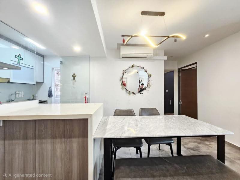 889B Woodlands Drive 50, 889B Woodlands Drive 50, Admiralty / Woodlands, 3 Bedrooms, 1,001 sqft, HDB Flat For Rent, by Lawrence Chia, 500274812 - Kitchen - PropertyGuru.com.sg