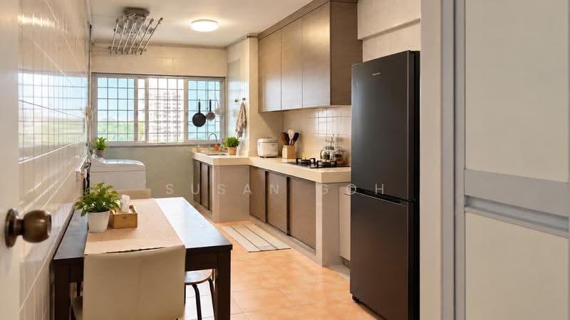 573 Ang Mo KIo Avenue 3, , 3 Bedrooms, 990 sqft, HDB Flat For Sale, by Susan Goh, 500274815 - Kitchen - PropertyGuru.com.sg