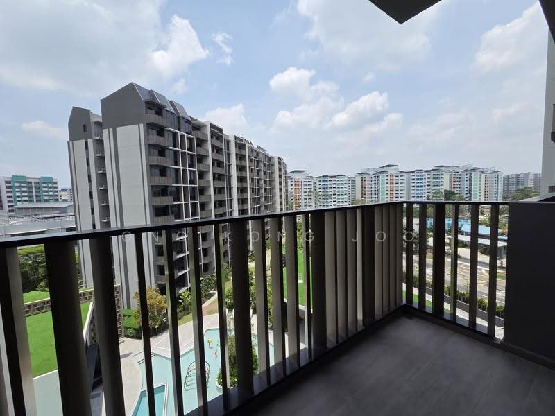 Norwood Grand, Admiralty / Woodlands, 2 Bedrooms, 710 sqft, Condominium For Rent, by Ong Kong Joo, 500274852 - Balcony - PropertyGuru.com.sg