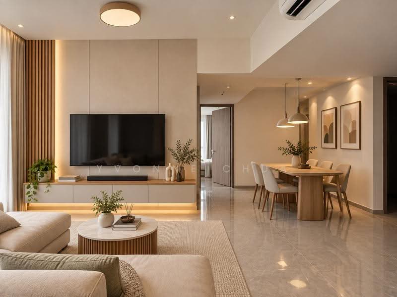 Norwood Grand, Admiralty / Woodlands, 2 Bedrooms, 710 sqft, Condominium For Rent, by Yvonne Chua, 500274930 - Living Room - PropertyGuru.com.sg