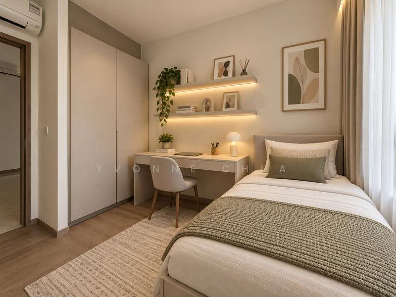 Norwood Grand, Admiralty / Woodlands, 2 Bedrooms, 710 sqft, Condominium For Rent, by Yvonne Chua, 500274930 - Bedroom - PropertyGuru.com.sg