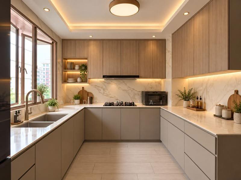 The Rivervale, 1 Rivervale Link, Hougang / Punggol / Sengkang, 3 Bedrooms, 1,313 sqft, Condominium For Sale, by Andrew Nair, 500274957 - Kitchen - PropertyGuru.com.sg