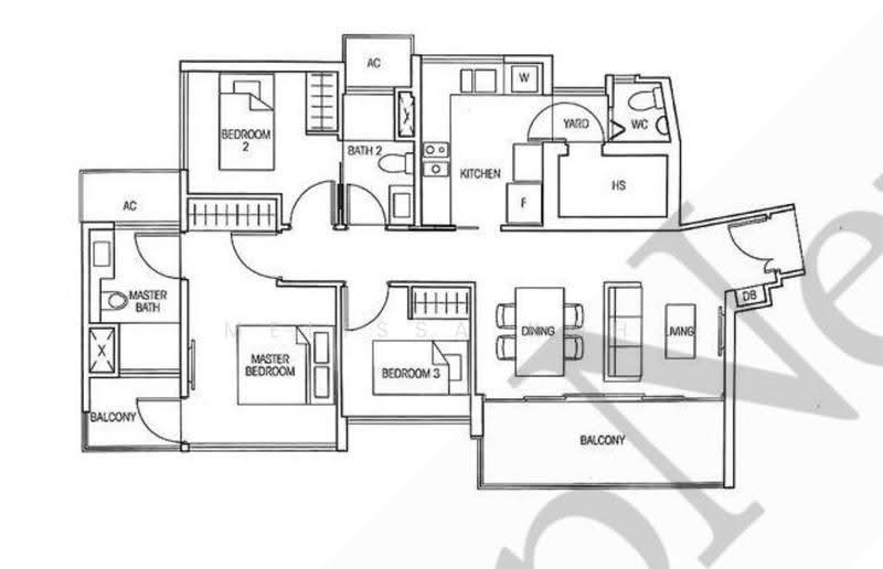 Bartley Residences, 3A Lorong How Sun, Hougang / Punggol / Sengkang, 3 Bedrooms, 1,098 sqft, Condominium For Rent, by Melissa Koh, 500274986 - PropertyGuru.com.sg