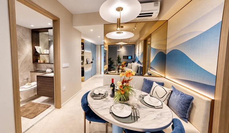 Lucerne Grand, Lakeside Drive, Boon Lay / Jurong / Tuas, 2 Bedrooms, 624 sqft, Condominium For Sale, by Andy Law, 500275001 - Dining Room - PropertyGuru.com.sg