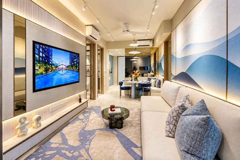 Lucerne Grand, Lakeside Drive, Boon Lay / Jurong / Tuas, 2 Bedrooms, 624 sqft, Condominium For Sale, by Andy Law, 500275001 - Living Room - PropertyGuru.com.sg