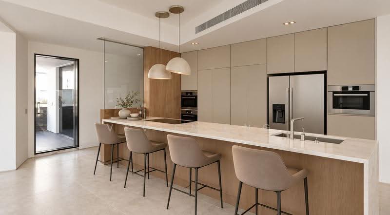 The Sail @ Marina Bay, 2 Marina Boulevard, Boat Quay / Raffles Place / Marina, 4 Bedrooms, 2,185 sqft, Condominium For Rent, by Vevien Ong, 500275125 - Kitchen - PropertyGuru.com.sg