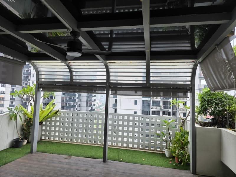 Sky Habitat, 7 Bishan Street 15, Ang Mo Kio / Bishan / Thomson, 2 Bedrooms, 1,195 sqft, Condominium For Rent, by Tan Vivien, 500275128 - Spacious Terrace - PropertyGuru.com.sg