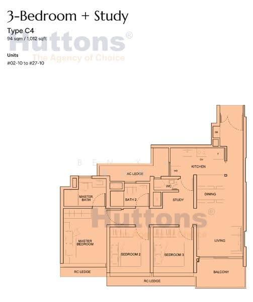 Hillhaven, 7 Hillview Rise, Dairy Farm / Bukit Panjang / Choa Chu Kang, 3 Bedrooms, 1,012 sqft, Condominium For Sale, by Ben XIA 夏天鹏, 500275143 - PropertyGuru.com.sg