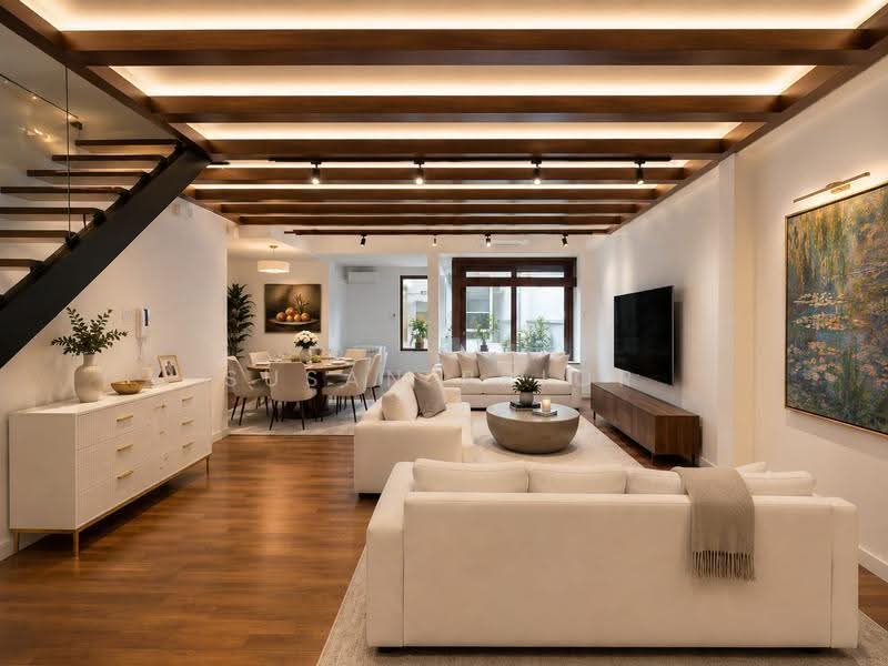 A Couples Retreat at Emerald Hill, Emerald Hill Conservation Area, Orchard / River Valley, 4 Bedrooms, 2,575 sqft, Conservation House For Rent, by Susan Prior, 500275169 - Living Room - PropertyGuru.com.sg
