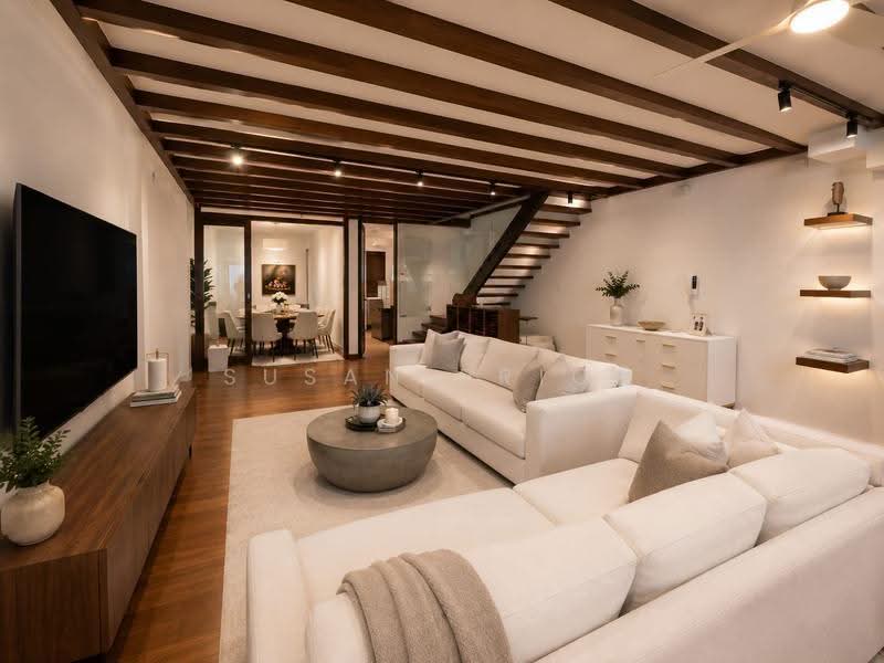 A Couples Retreat at Emerald Hill, Emerald Hill Conservation Area, Orchard / River Valley, 4 Bedrooms, 2,575 sqft, Conservation House For Rent, by Susan Prior, 500275169 - Living Room - PropertyGuru.com.sg
