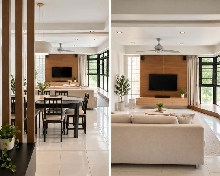 654 Senja Road, 654 Senja Road, Dairy Farm / Bukit Panjang / Choa Chu Kang, 3 Bedrooms, 1,399 sqft, HDB Flat For Rent, by Aden Aw, 500275183 - Living Room - PropertyGuru.com.sg