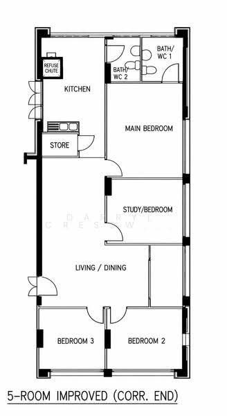450 Hougang Avenue 10, 450 Hougang Avenue 10, Hougang / Punggol / Sengkang, 4 Bedrooms, 1,291 sqft, HDB Flat For Sale, by Darryl Cresswell, 500275206 - PropertyGuru.com.sg