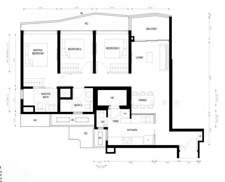 Lentor Hills Residences, Lentor Hills Road (Parcel A), Ang Mo Kio, Mandai / Upper Thomson, 3 Bedrooms, 1,109 sqft, Apartment For Sale, by Brenda Ong 王淑玲, 500275253 - Master Bedroom - PropertyGuru.com.sg