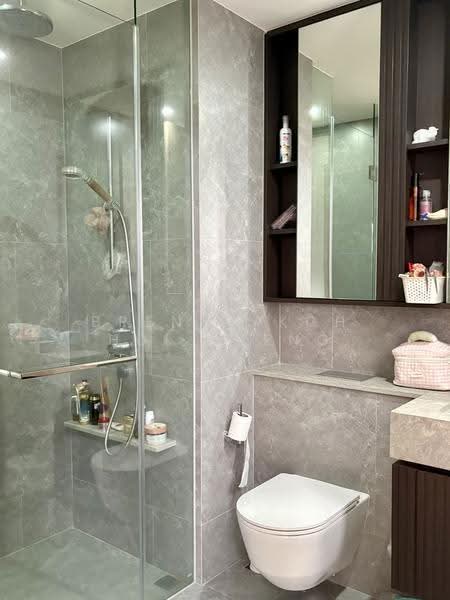 KI Residences At Brookvale, 20 Brookvale Drive, Clementi Park / Upper Bukit Timah, 3 Bedrooms, 980 sqft, Condominium For Rent, by Brenda Koh Hui Theng, 500275320 - Bathroom - PropertyGuru.com.sg