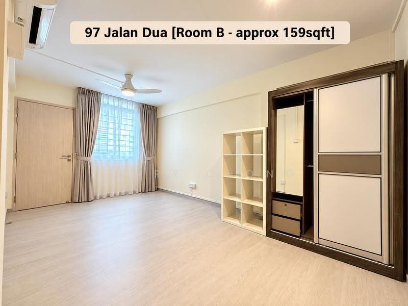 97 Jalan Dua, 97 Jalan Dua, Eunos / Geylang / Paya Lebar, Room Rental, 200 sqft, HDB Flat For Rent, by Larry Chong, 500275333 - Bedroom - PropertyGuru.com.sg