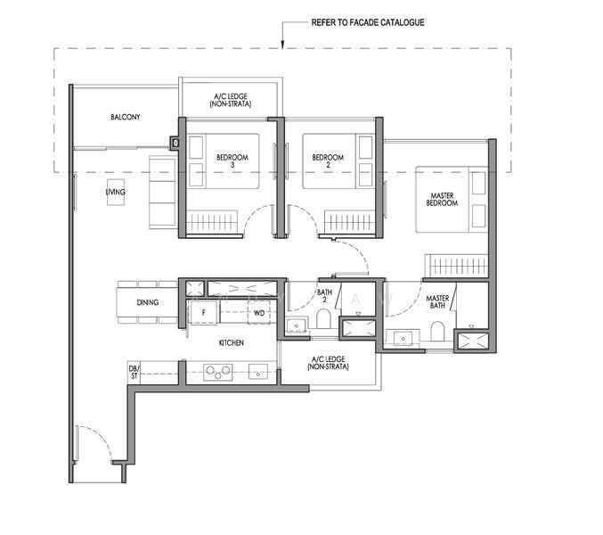 Lucerne Grand, Lakeside Drive, Boon Lay / Jurong / Tuas, 3 Bedrooms, 872 sqft, Condominium For Sale, by Andy Law, 500275444 - PropertyGuru.com.sg
