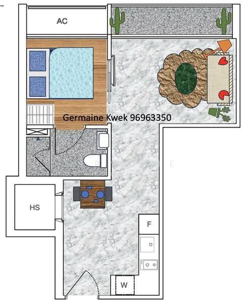 Presto @ Upper Serangoon, 528 Upper Serangoon Road, Hougang / Punggol / Sengkang, 1 Bedroom, 452 sqft, Apartment For Rent, by Germaine Kwek, 500275457 - PropertyGuru.com.sg