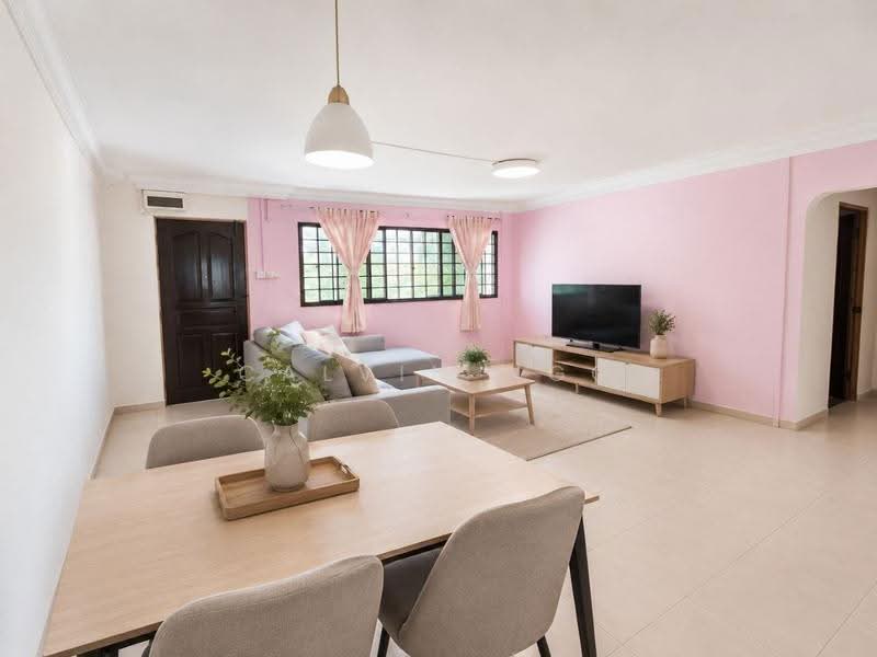 151 Woodlands Street 13, 151 Woodlands Street 13, Admiralty / Woodlands, 3 Bedrooms, 1,108 sqft, HDB Flat For Sale, by Calvin Ngo, 500275462 - Living Room - PropertyGuru.com.sg