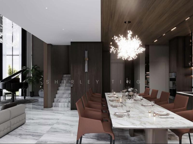 BRAND NEW DESIGNER DETACHED,3.5 STOREY WITH MEZZANINE, ATTIC POOL @ WATTEN ESTATE ! CALL 9623.4620, Newton / Novena, 6 Bedrooms, 9,614 sqft, Detached House For Sale, by Shirley Ting, 500275539 - Dining Room - PropertyGuru.com.sg