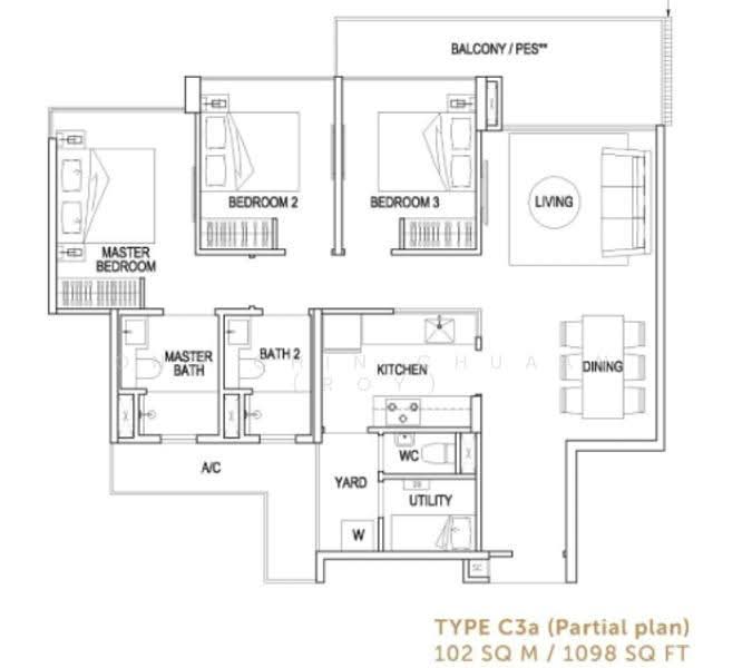 Signature At Yishun, 37 Yishun Street 51, Sembawang / Yishun, 3 Bedrooms, 1,098 sqft, Condominium For Sale, by Ong Chin Chuaan (Roy), 500275548 - PropertyGuru.com.sg