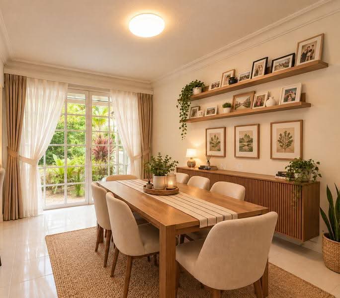 Semi-Detached 5-mins from Simei MRT, Bedok / Upper East Coast, 4 Bedrooms, 2,250 sqft, Semi-Detached House For Rent, by Cheryl Tang, 500275557 - Dining Room - PropertyGuru.com.sg